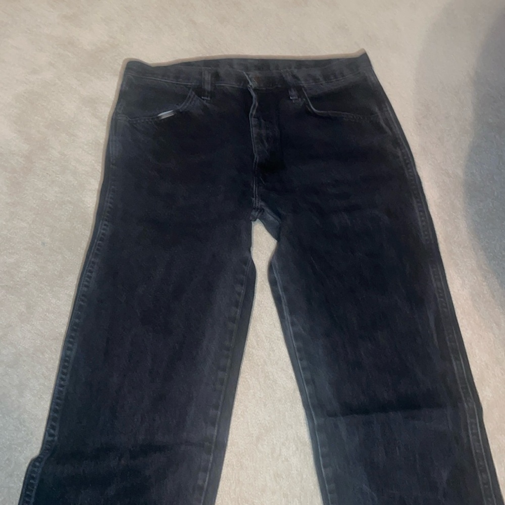 Rustler black denim jeans